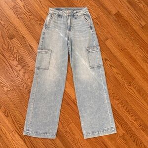 American Eagle Outfitters Light Blue Stretch Jeans
